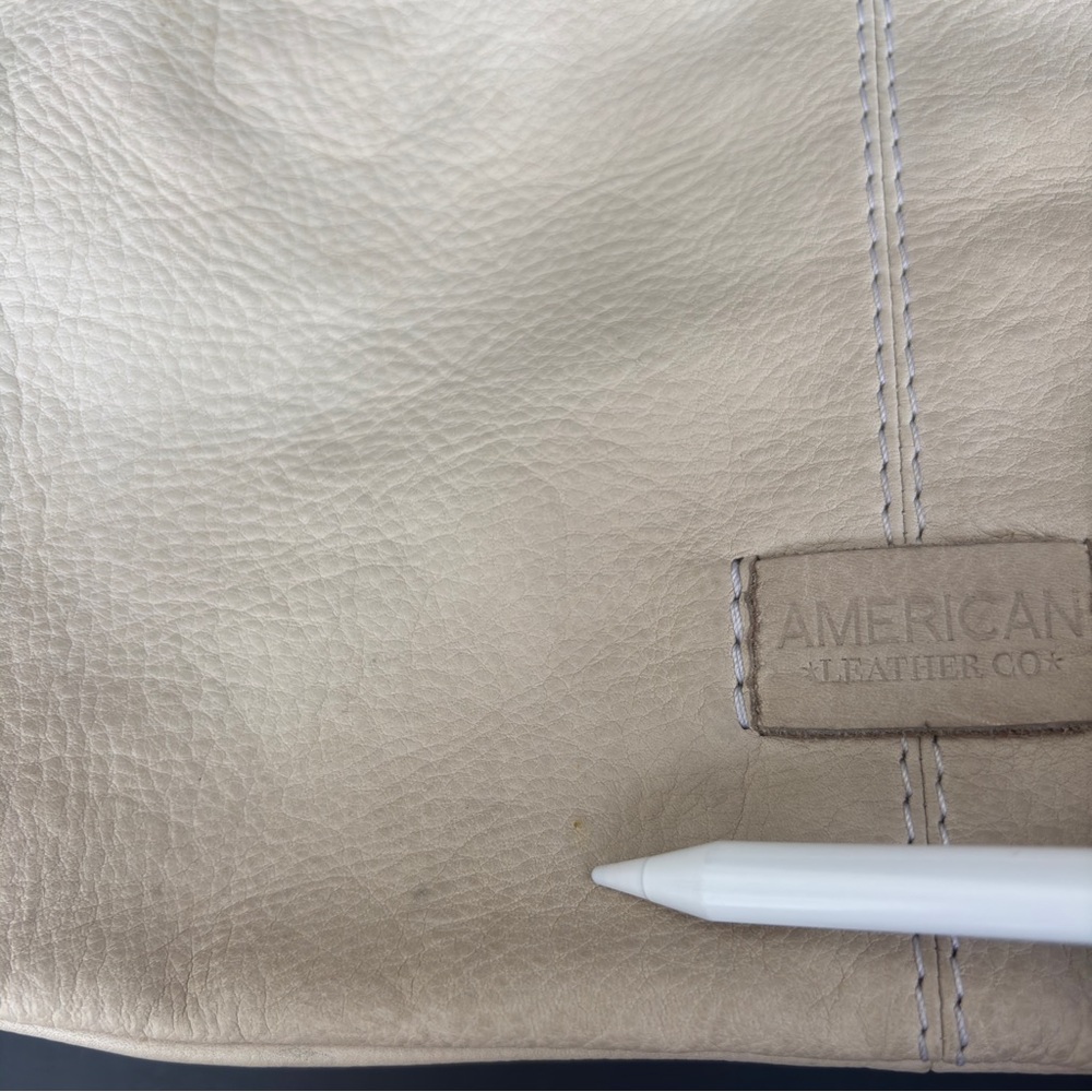 American Leather Co Ivory Shoulder bag, GUC - Picture 9 of 10